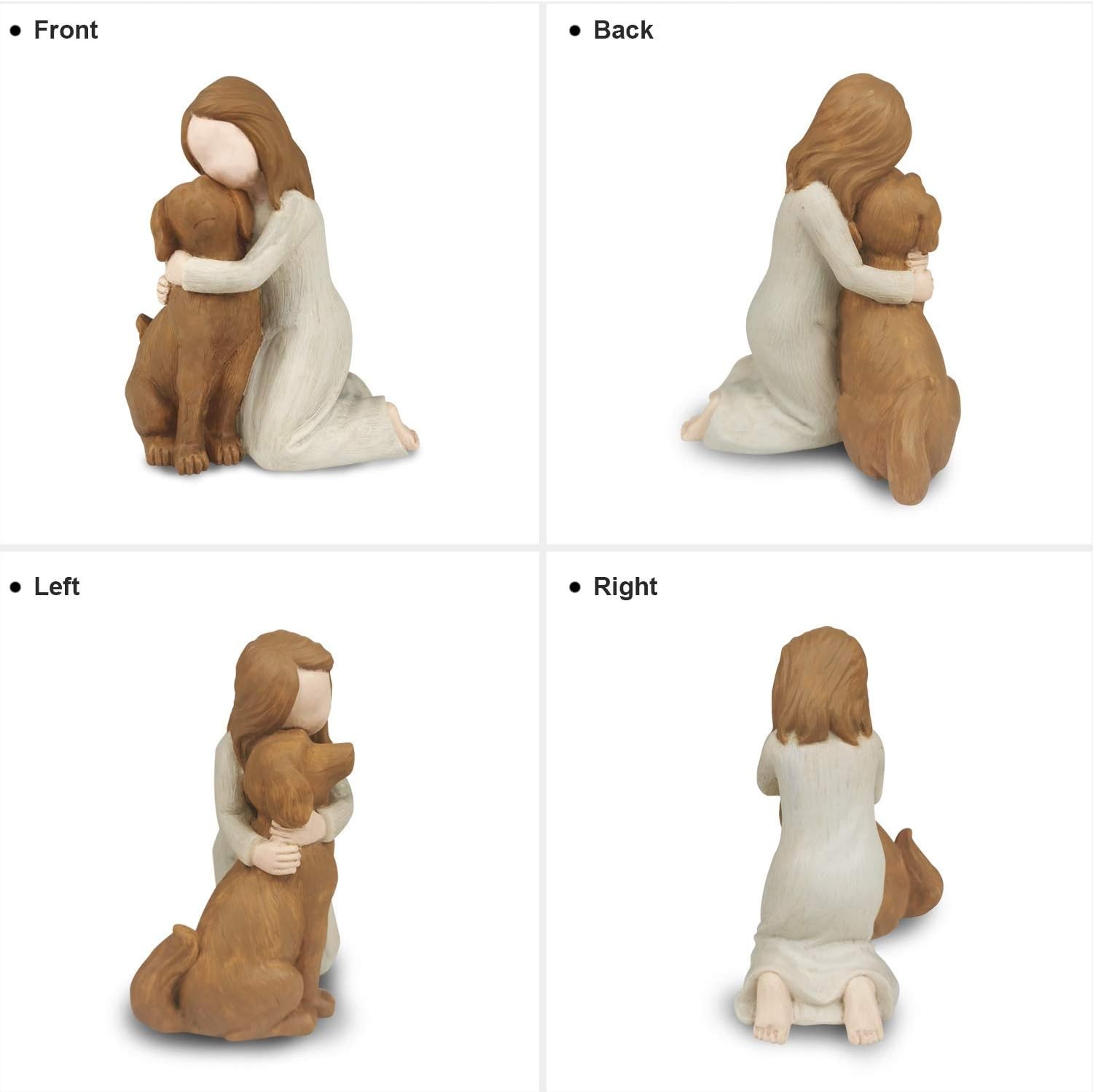 Angel Figurines – Angel of Friendship Memorial Gifts for Dog Lovers