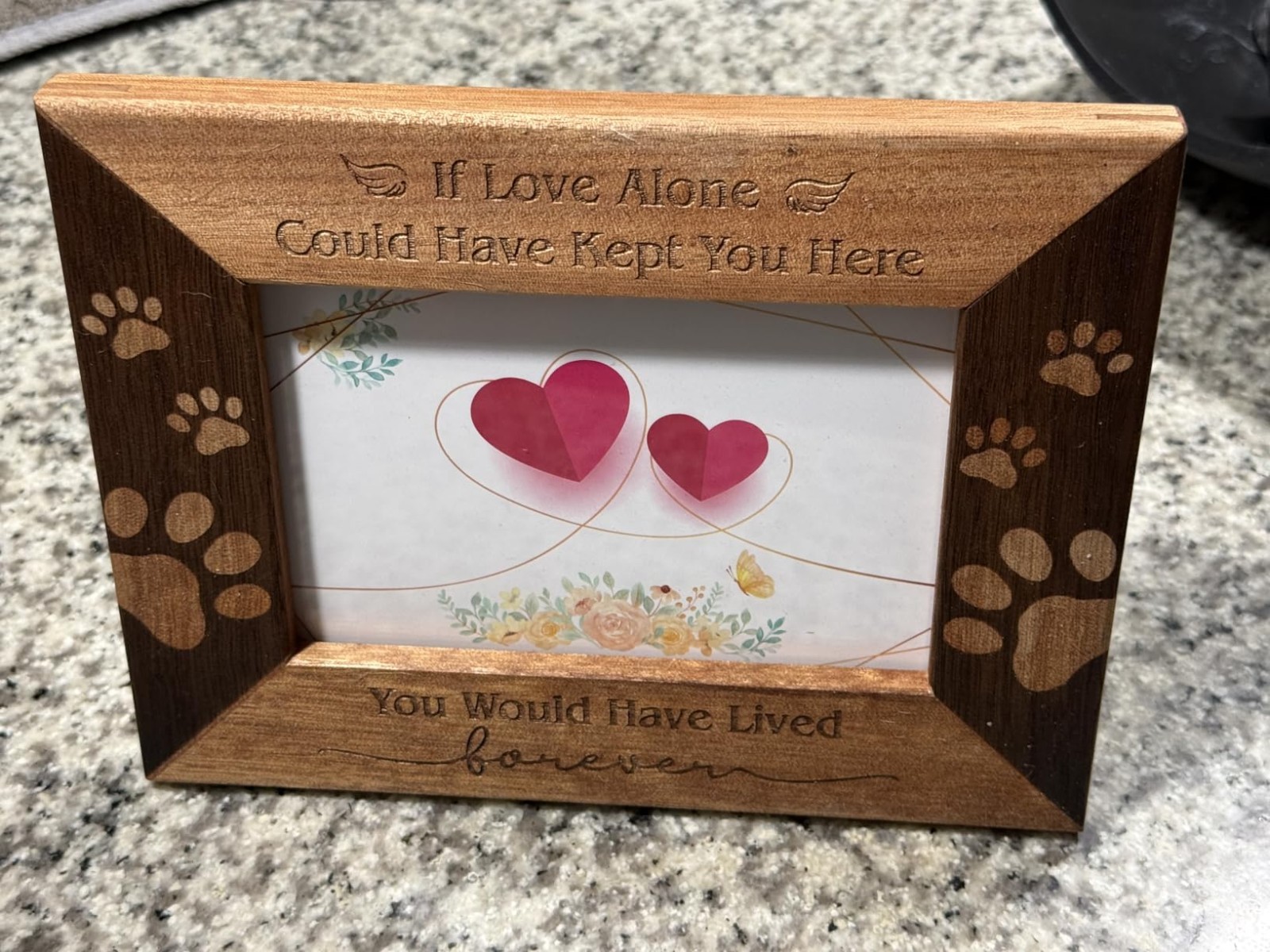 Dog Memorial Gifts Loss Of Pet Picture Frame Sympathy Passed Away Photo Holder