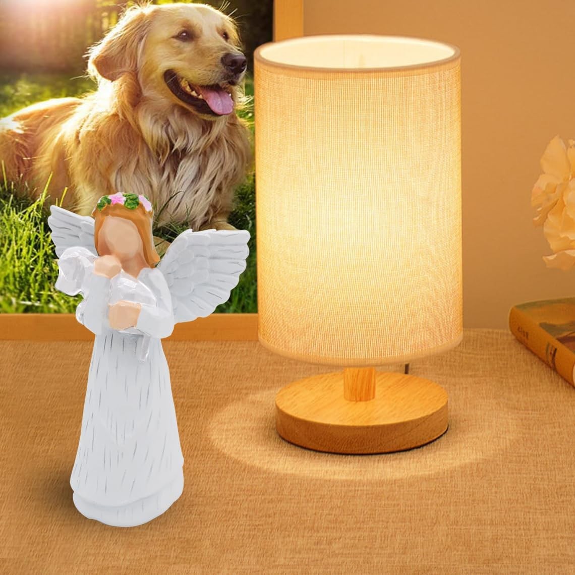 Angel of Friendship Pet Memorial Gift – Dog Remembrance Angel Figurine with 7…