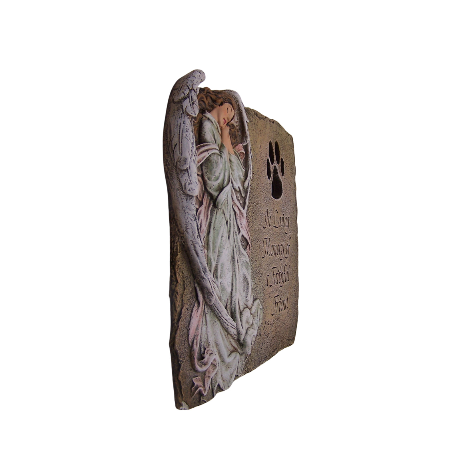 Pet Memorial Garden Stone/Plaque with Verse in Loving Memory, 9 Inches
