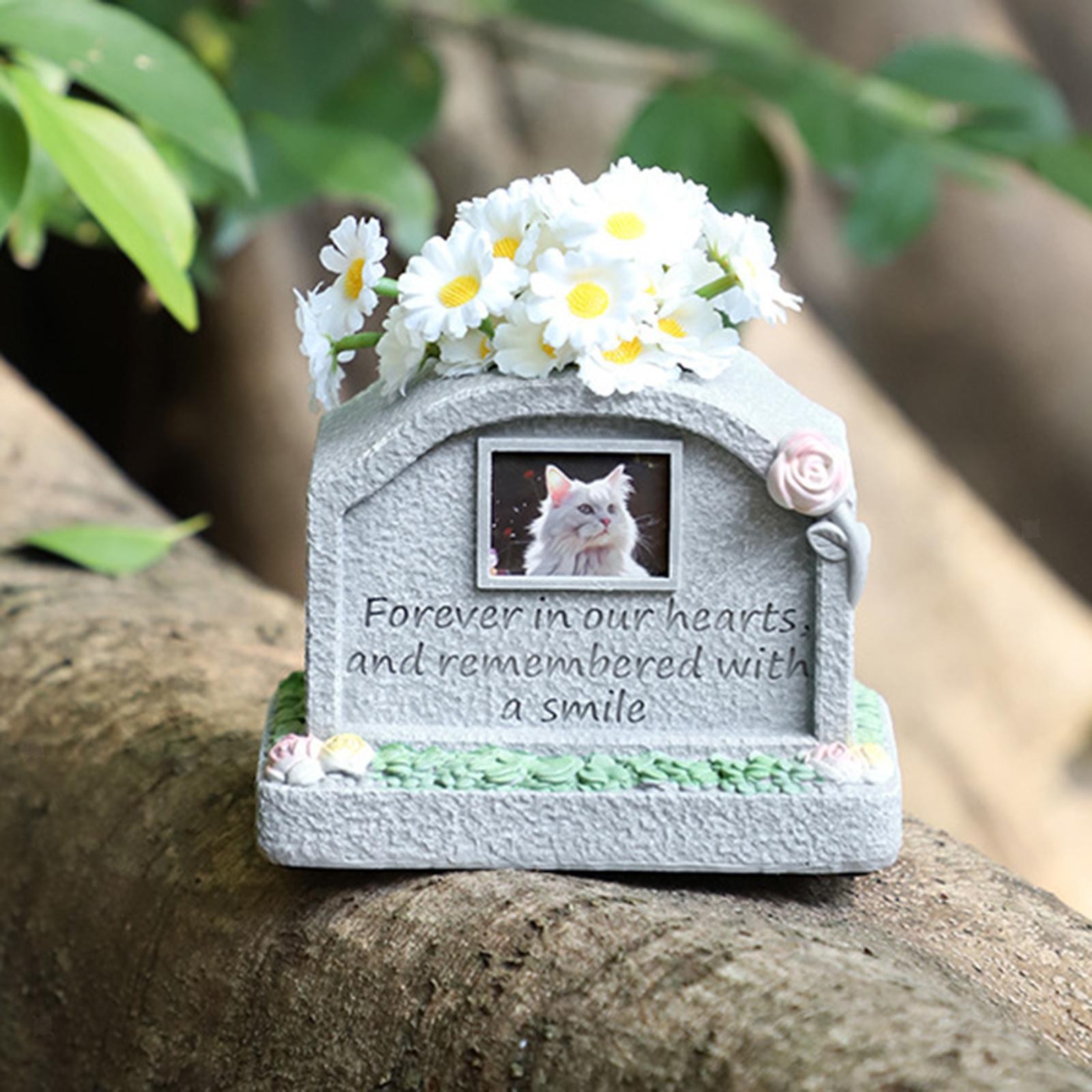 Monument for Memorial Pet Pet Tombstone Statue Loss of Pet Gift Cat Memorial