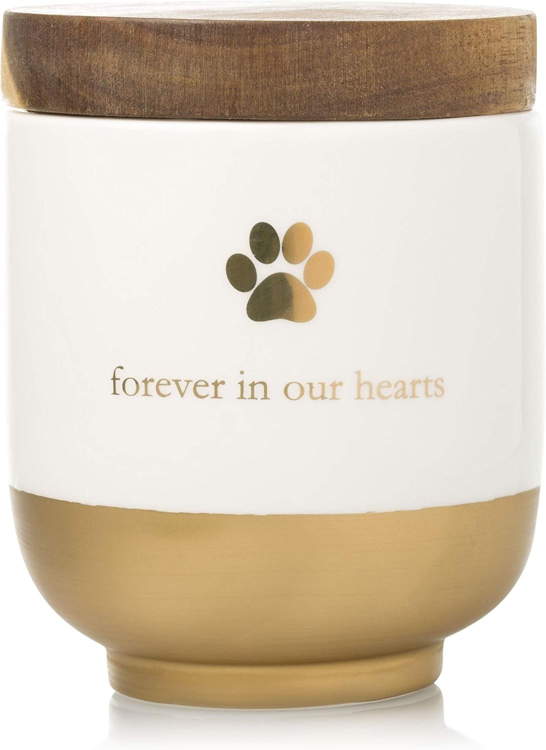 Pet Memorial Urn, Forever in Our Hearts, Rainbow Bridge