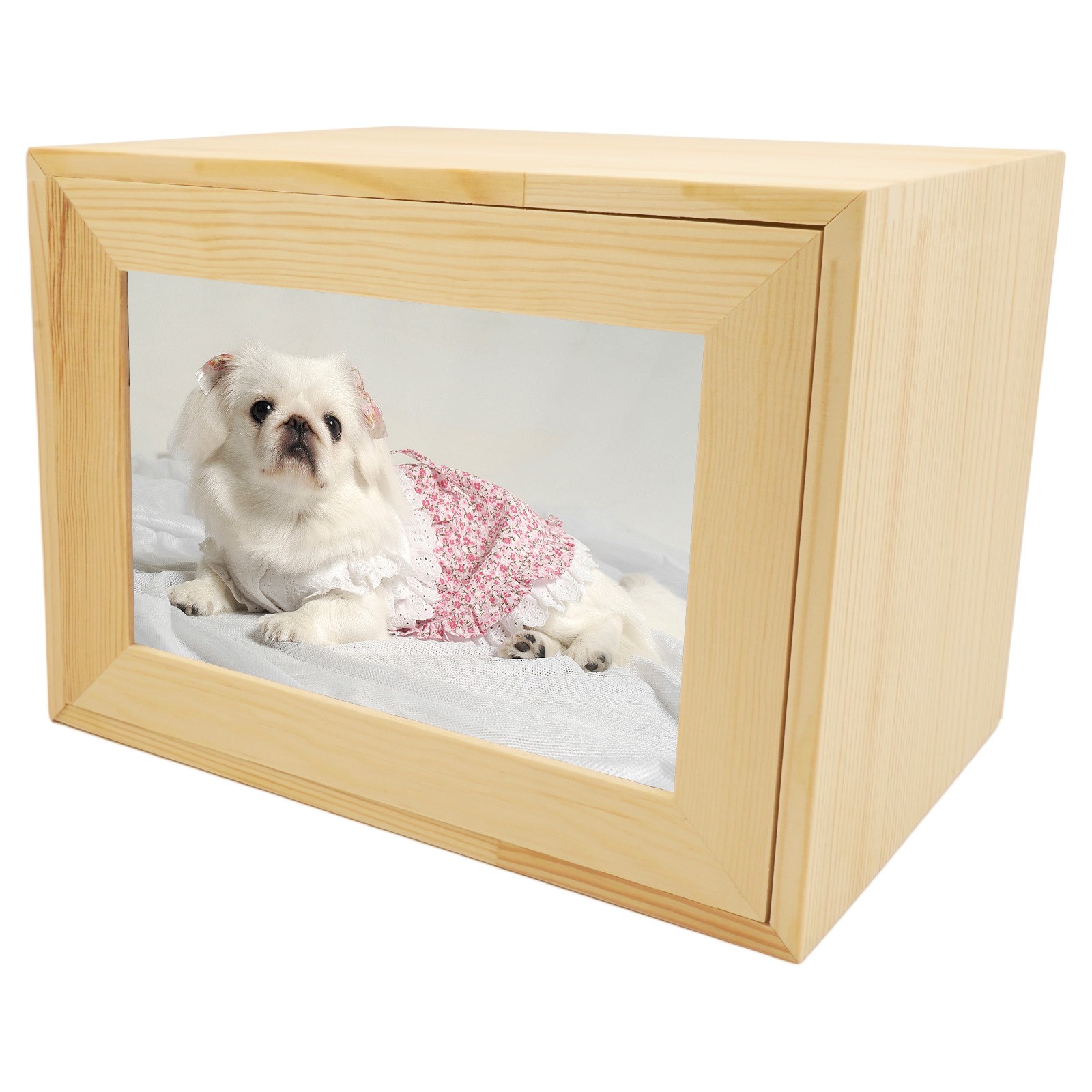Pet Urn for Ashes Wooden Memorial Urn Dogs & Cats with Photo Frame – Photo Frame