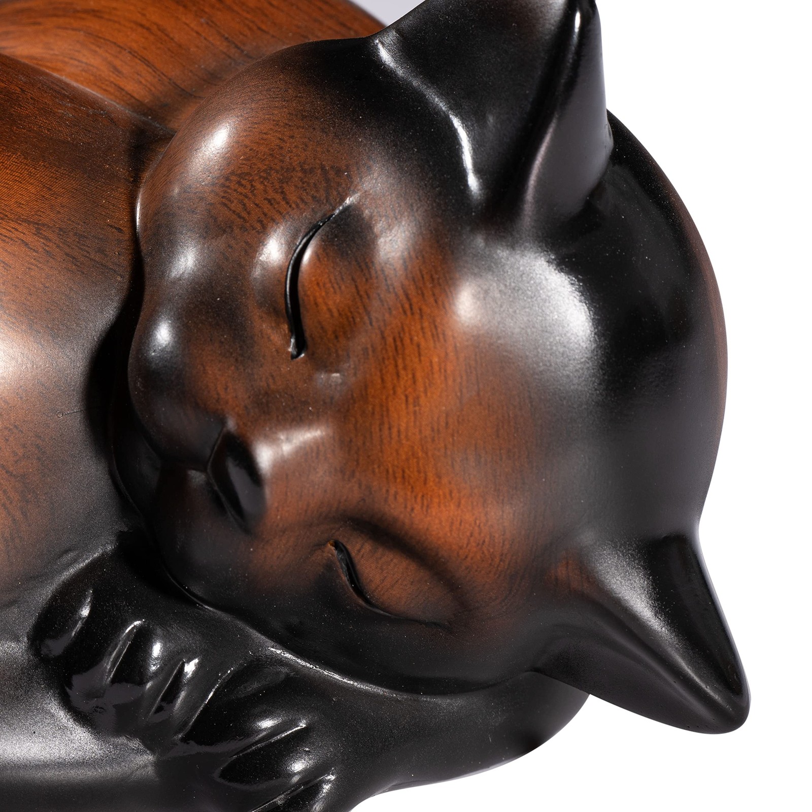 Kriss Art Pet Urnssleeping Resin Cremation Cat Urn Cat Urns For Ashes Small