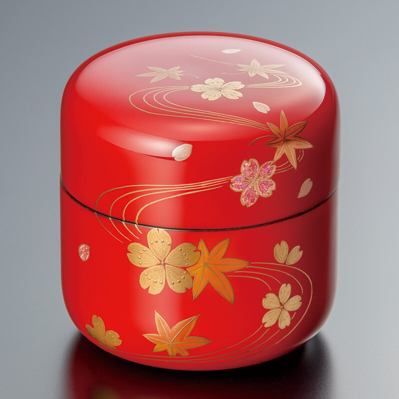 Yutori Beauty of the Four Seasons (color:RD) Small Keepsake Urn for Human Ashes