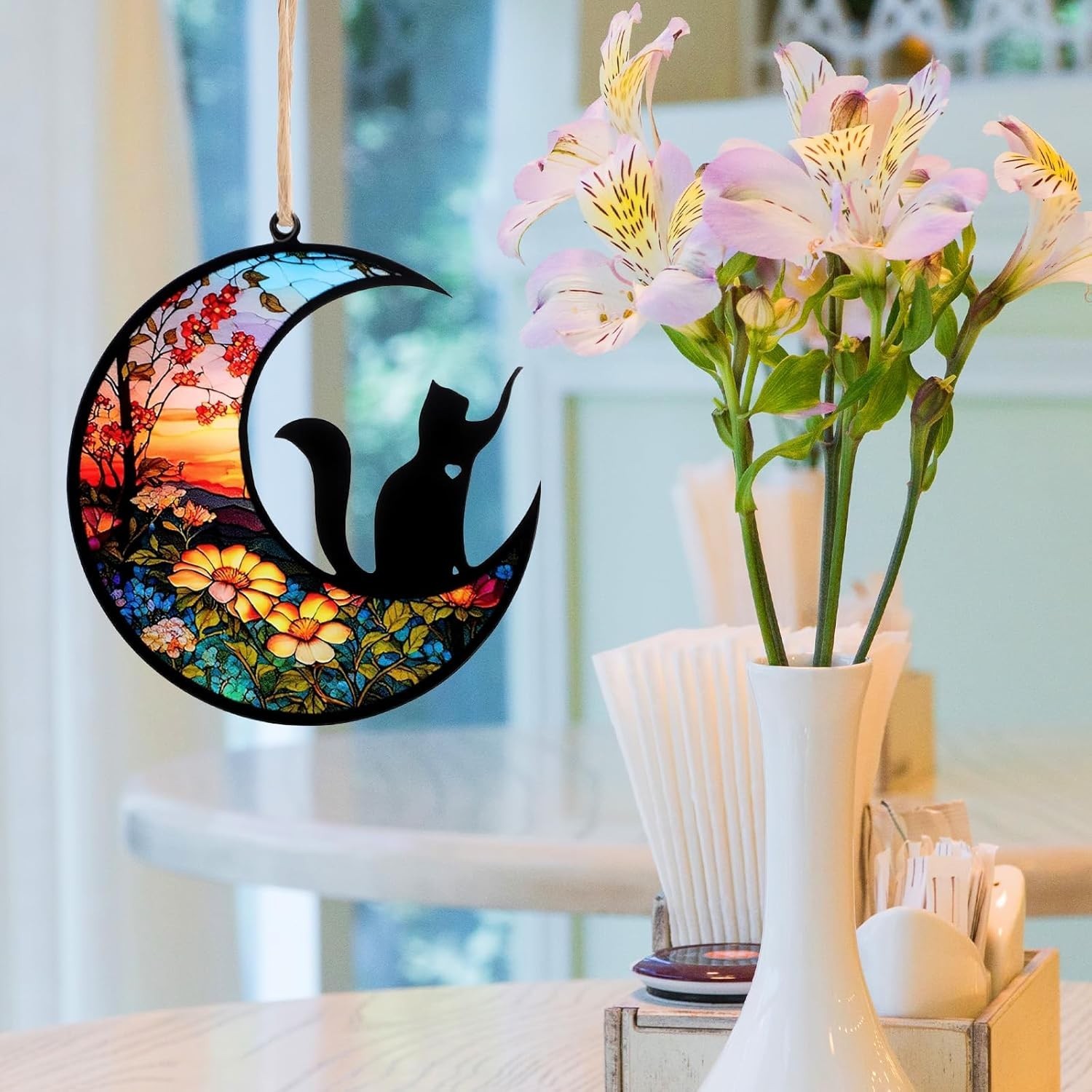 Cat Memorial Gift for Loss of Cat-Pet Remembrance Sympathy Ornament Personalized