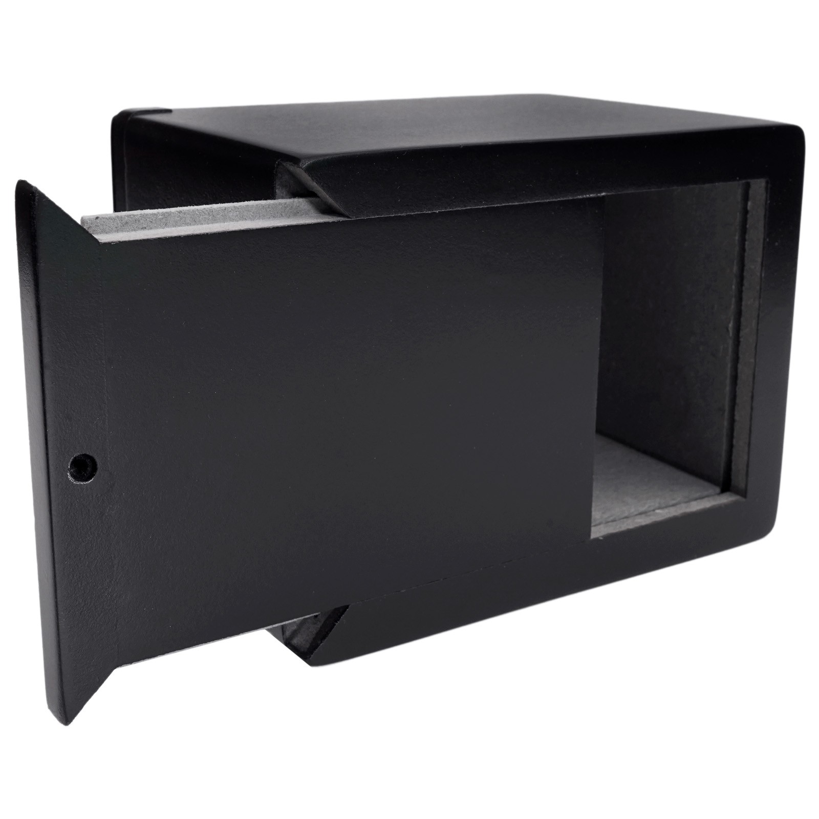 Black Wooden Funeral Cremation Urn with Photo Frame 3.9*3.6in For Dogs And Cats