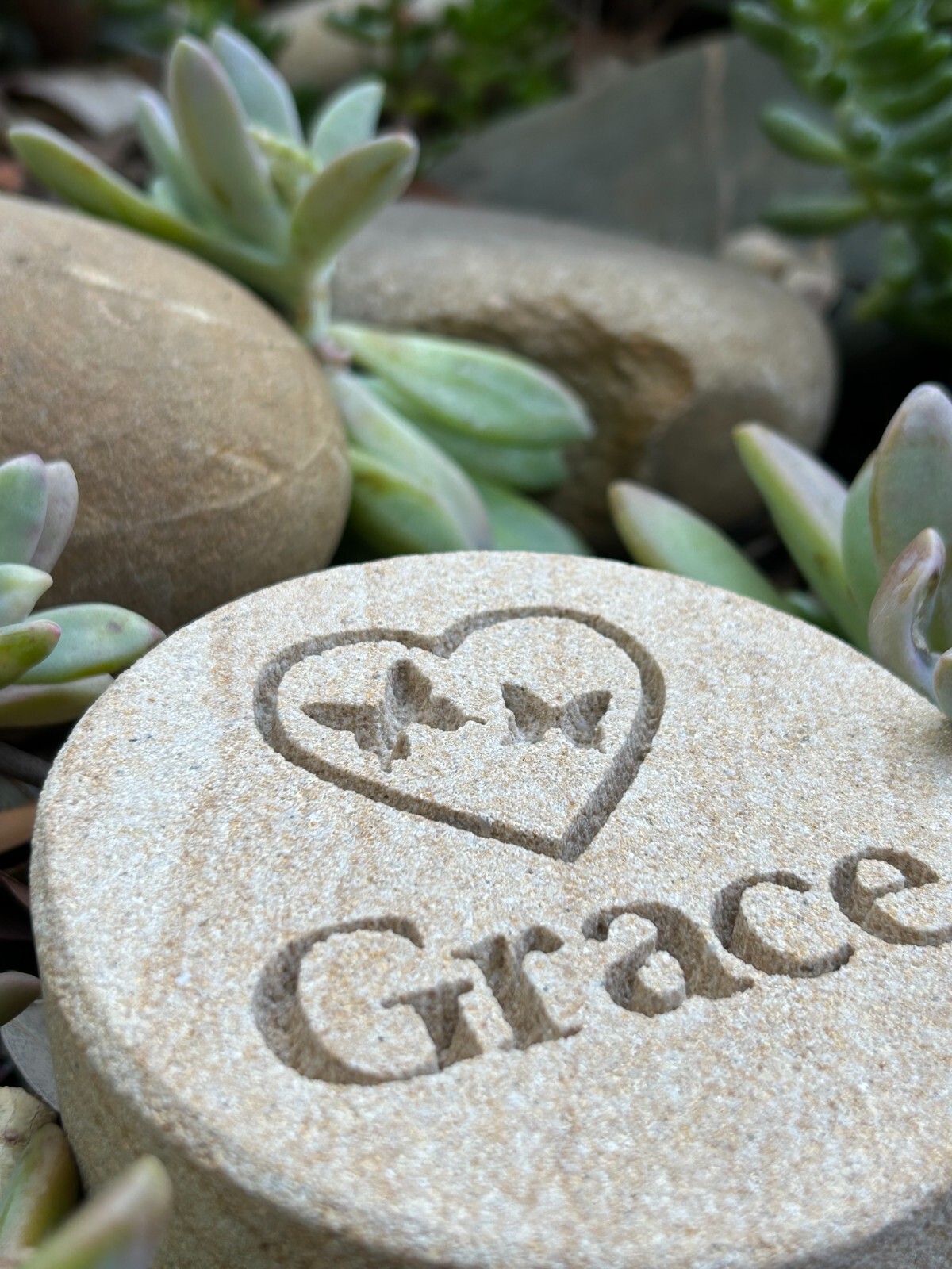 Memorial Keepsake – Personalised Sand stone