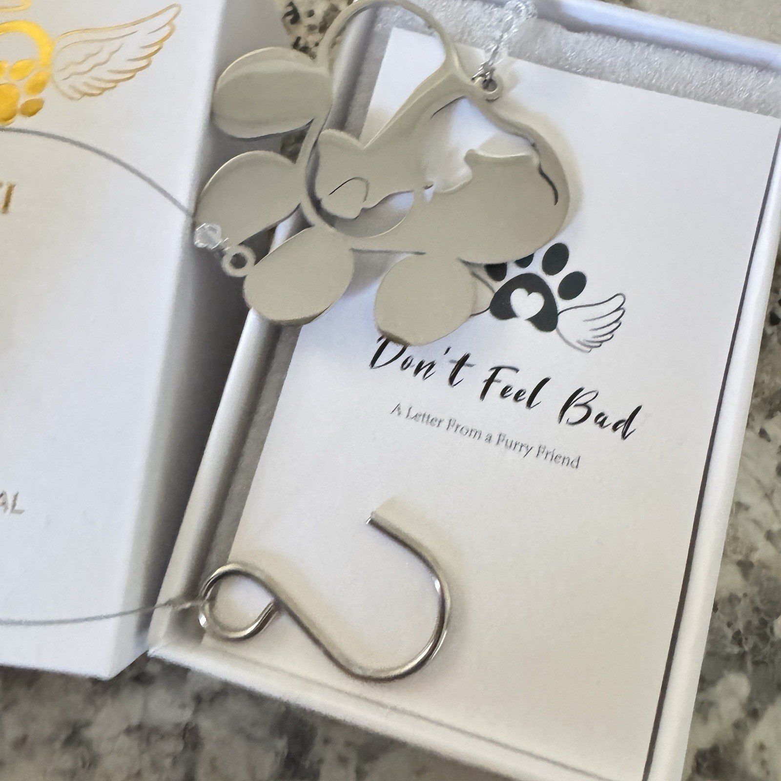 Pet Memorial Gifts for Dogs, Loss of Dog Sympathy Gift- Crystal Suncatcher- NIB