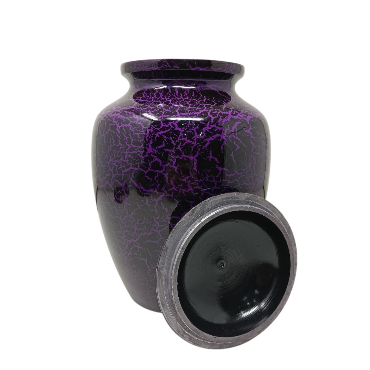 8 Inch Marble Cremation Adult Memorial Medium Urn for Child Pet Ashes with Bag