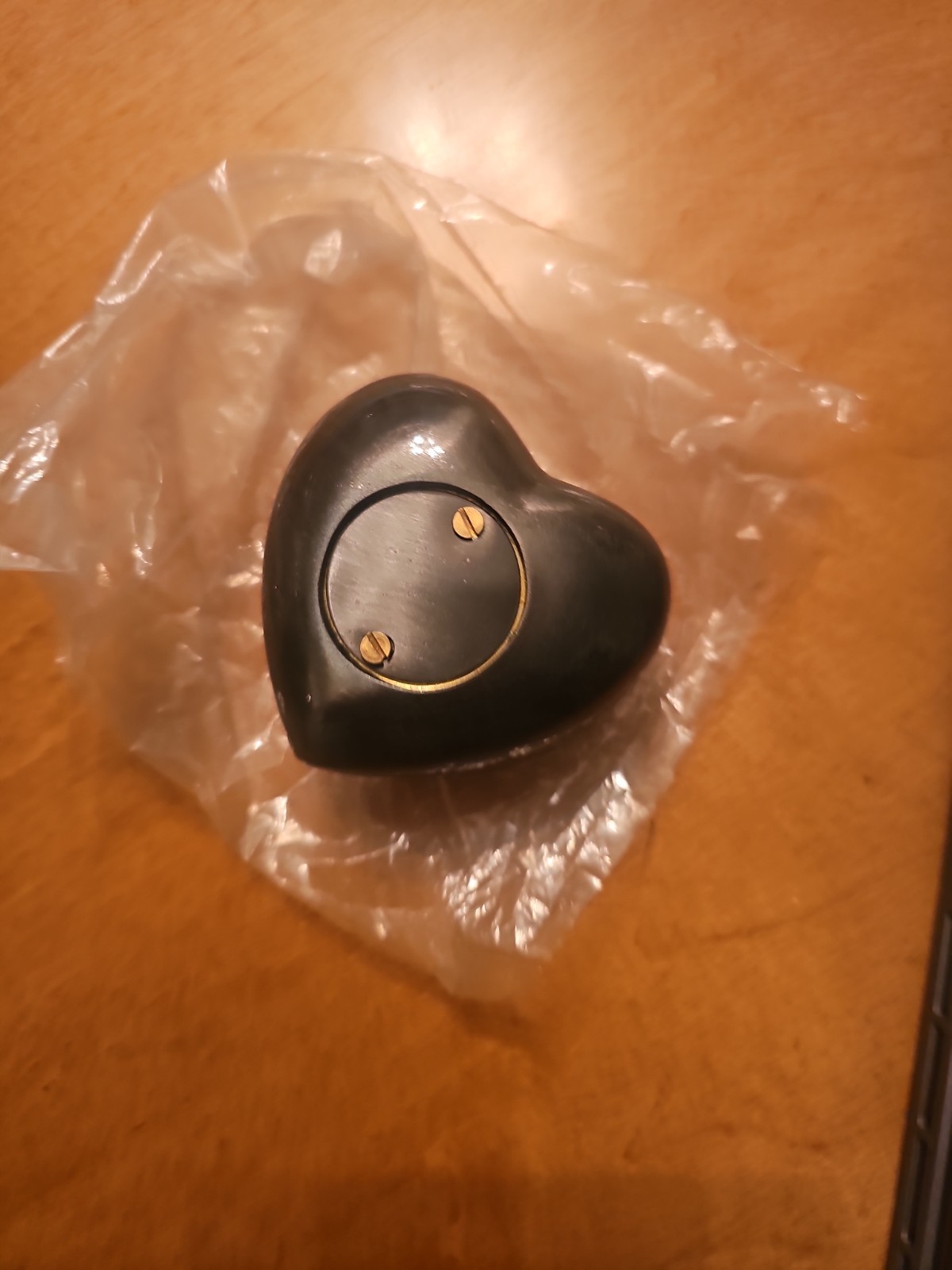 Heart Shaped Pet Urn & Keepsakes for Pet Ashes Black With Case