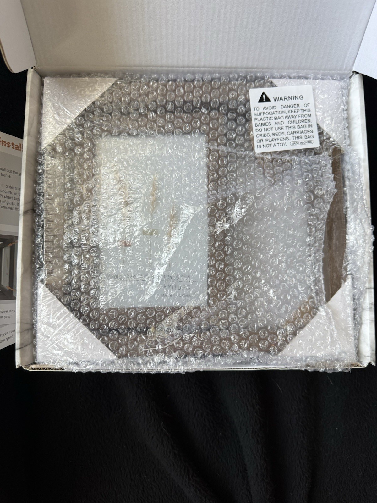 Memorial Floating Frame Mom 4×6 Double Sided Glass Sympathy Gift New