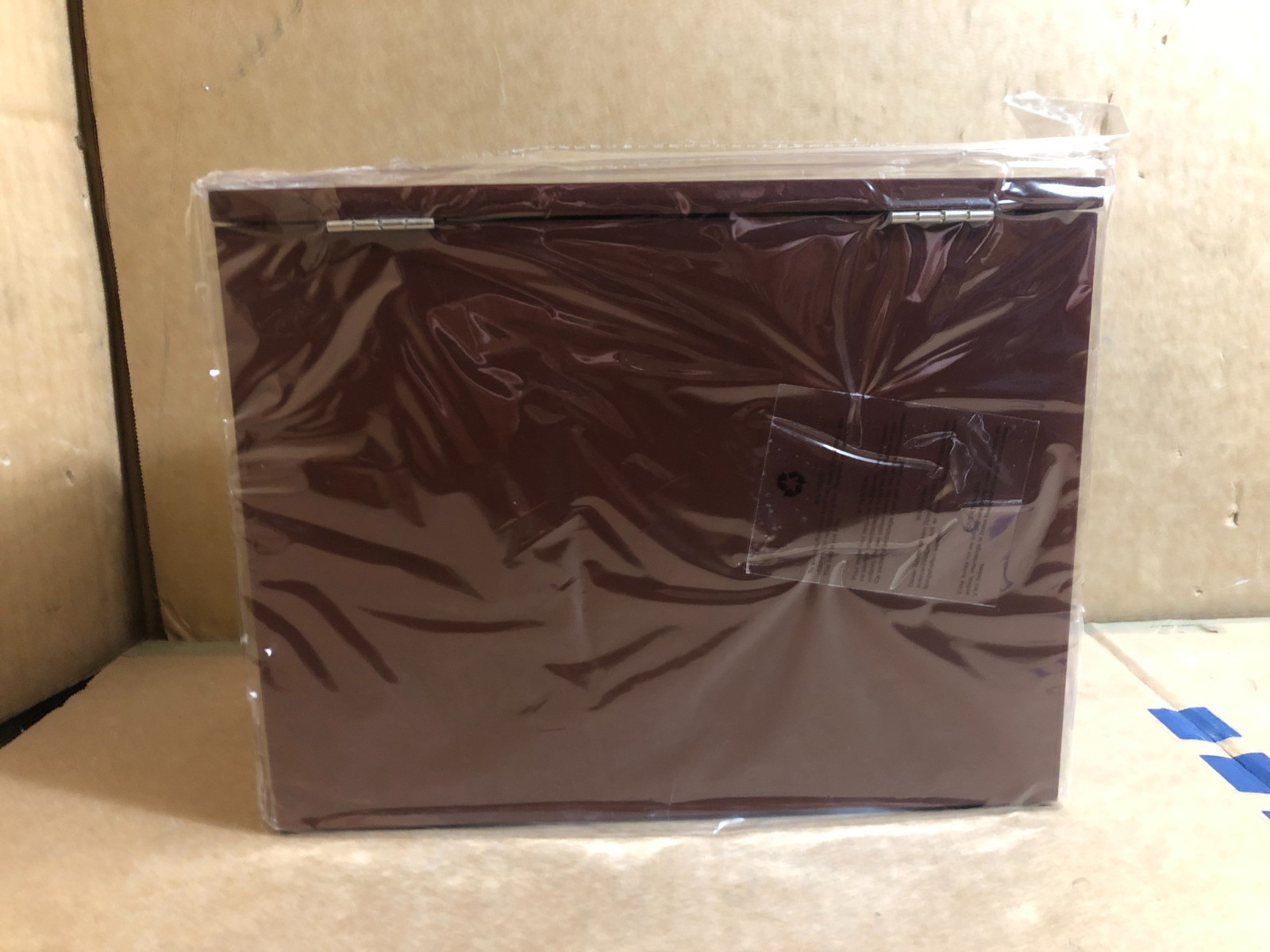 Pet Photo Memory Box and Impression Kit for Dog or Espresso Clay Pawprint Urn**