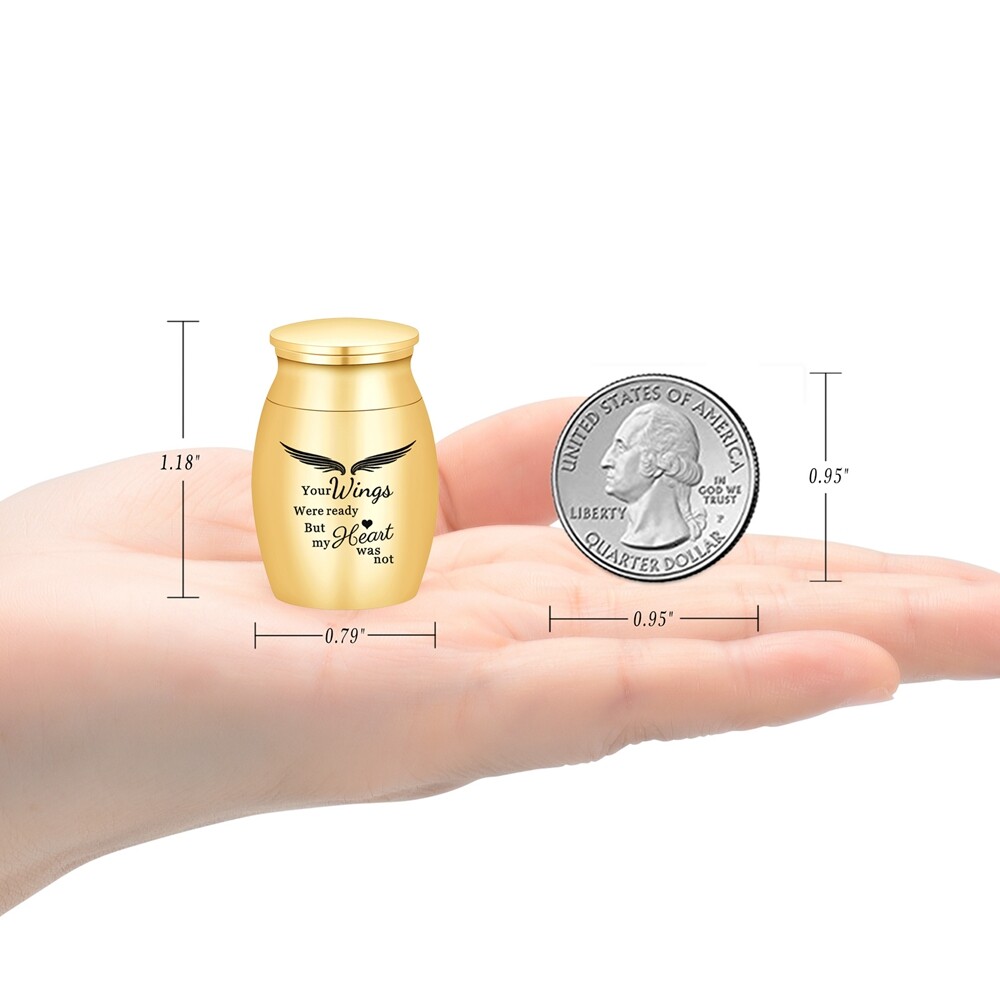 Small Keepsake Urn for Human Ashes Mini Cremation Memorial Ashes Urn for Ashes