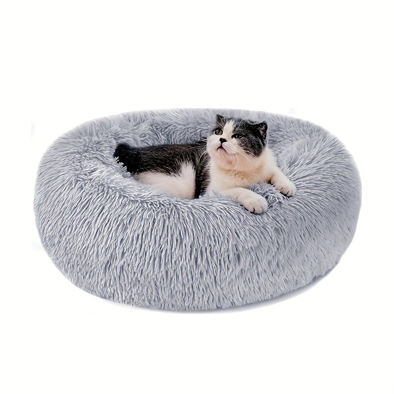 Non-Slip Dog Or Cat Beds Multiple Sizes, Calming Pet Beds For Indoor Cat Kennel