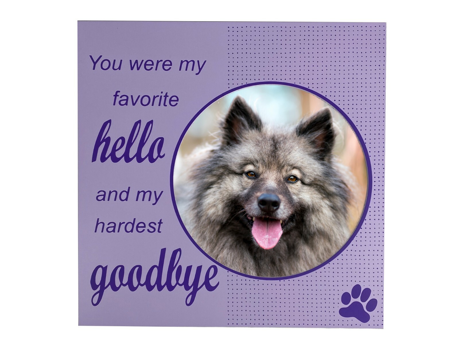 Pet Remembrance Picture Frame, 12×12 Memorial, Bereavement, Loss, Dog, Gift