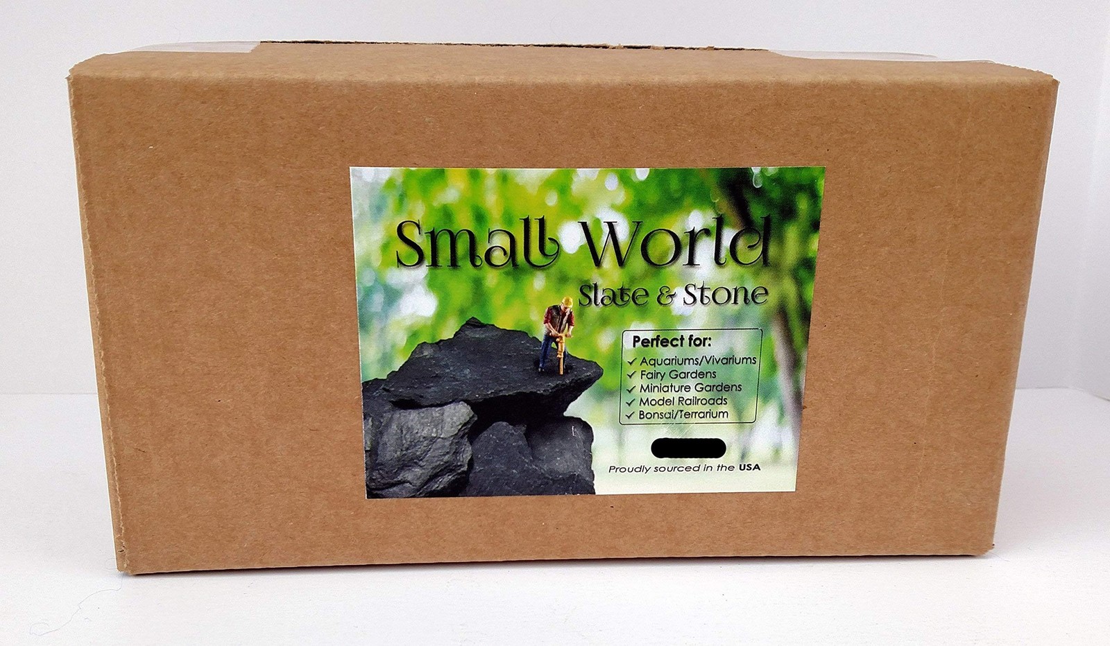 Natural Slate Stone 5 to 7 Inches – USA Sourced and Packaged for Aquascaping …