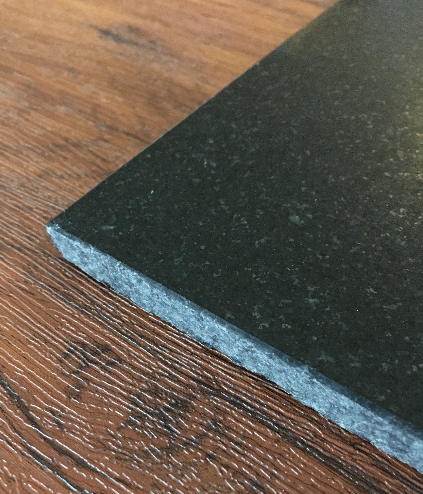 Custom Engraved Black Granite Memorial Stone Plaque: 12″ x 12″x 0.40 inch
