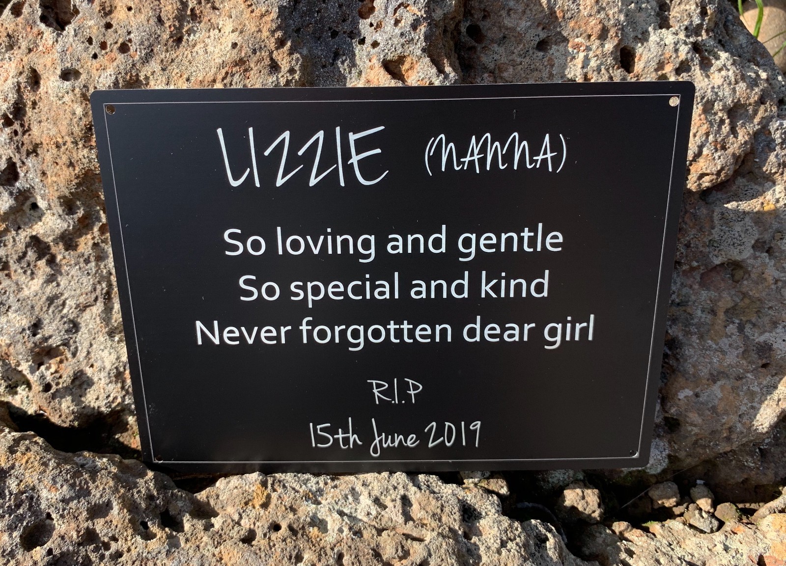 Memorial Plaque 508mm x 305mm (Durablack)