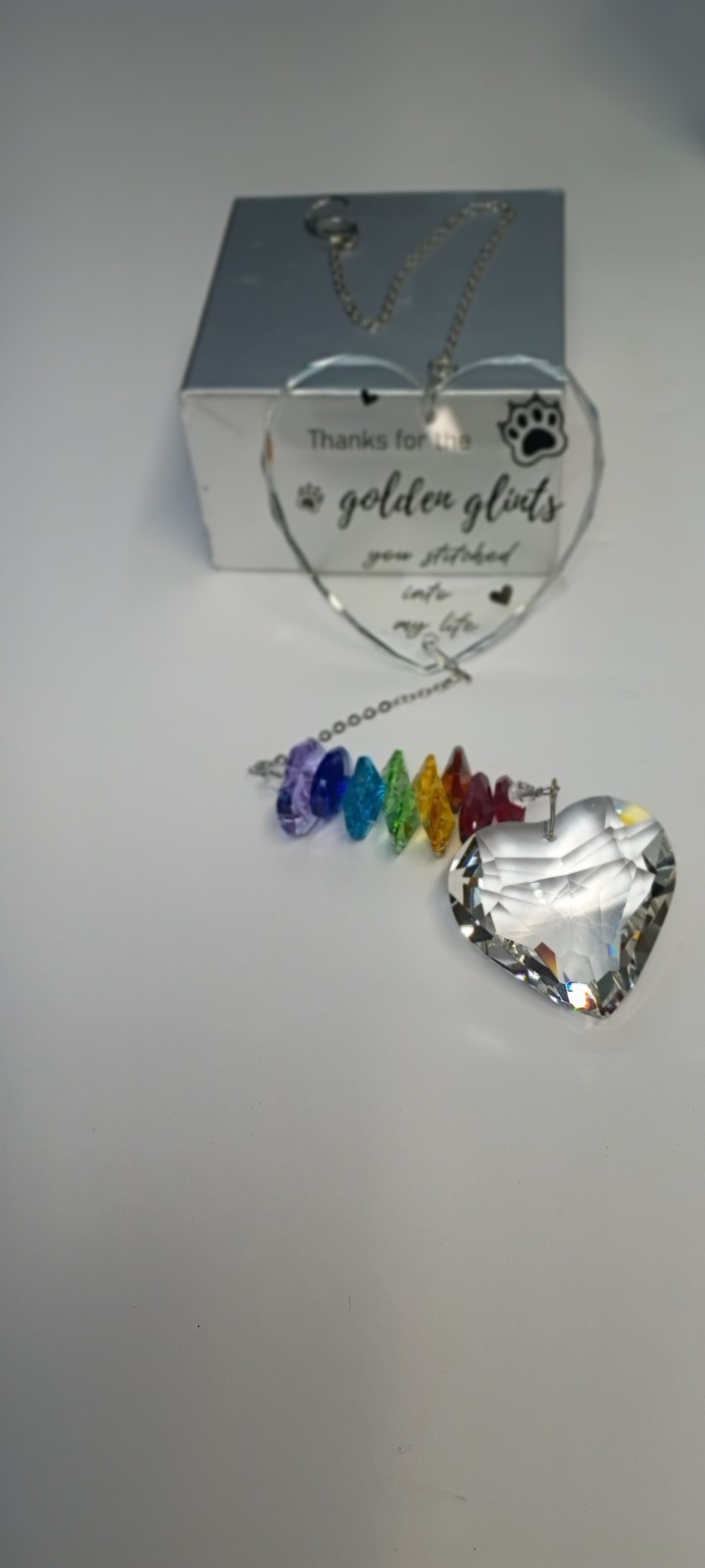 Dog Memorial Gifts, K9 Dog Memorial Crystal Suncatcher, Pet Loss Gift, Pet Sy…