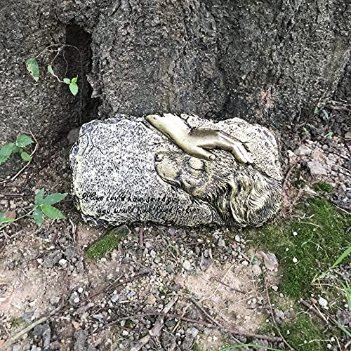 Garden Stepping Stone, Dog Pet Memorial Stones, Loss of Pet Gift – 10 inch L x