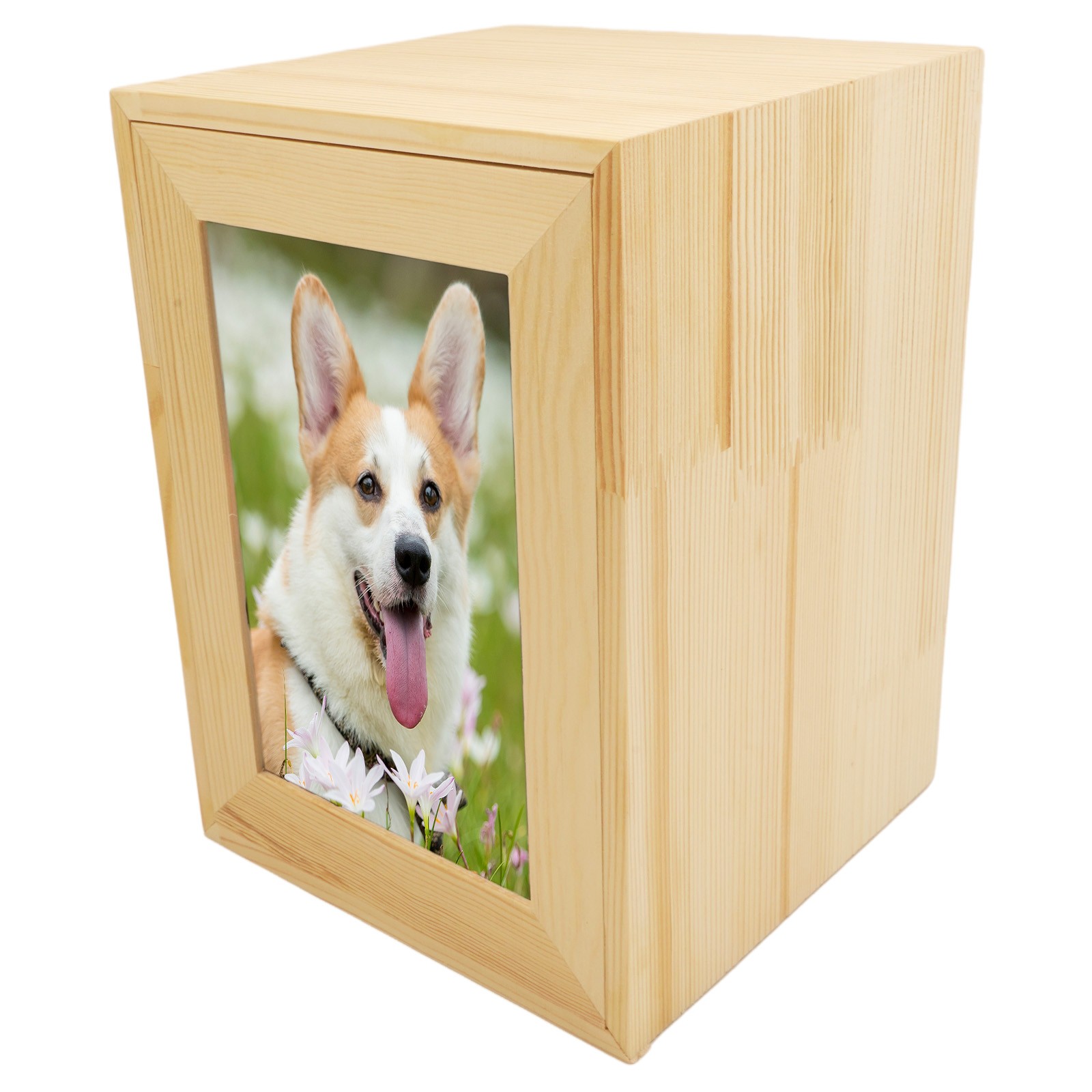 Pet Urn for Ashes Wooden Memorial Urn Dogs & Cats with Photo Frame – Photo Frame