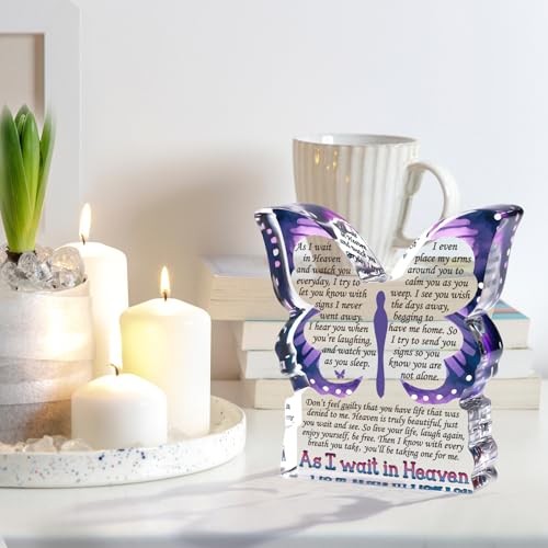 Sympathy Gifts for Loss of Loved One, Memorial Gifts for Loss Wait in Heaven