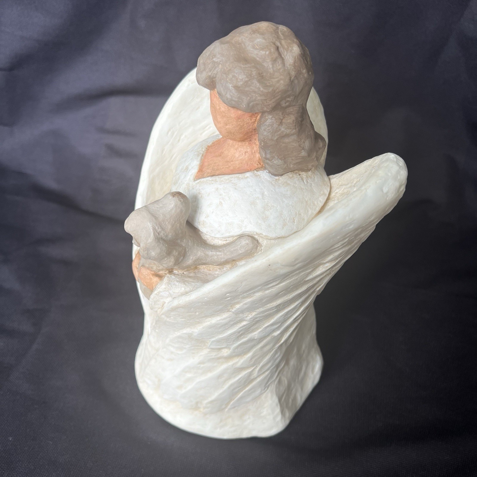 Angel Dog Urn For Cremation Ashes Statue Pet Memorial Figurine Handmade NEW