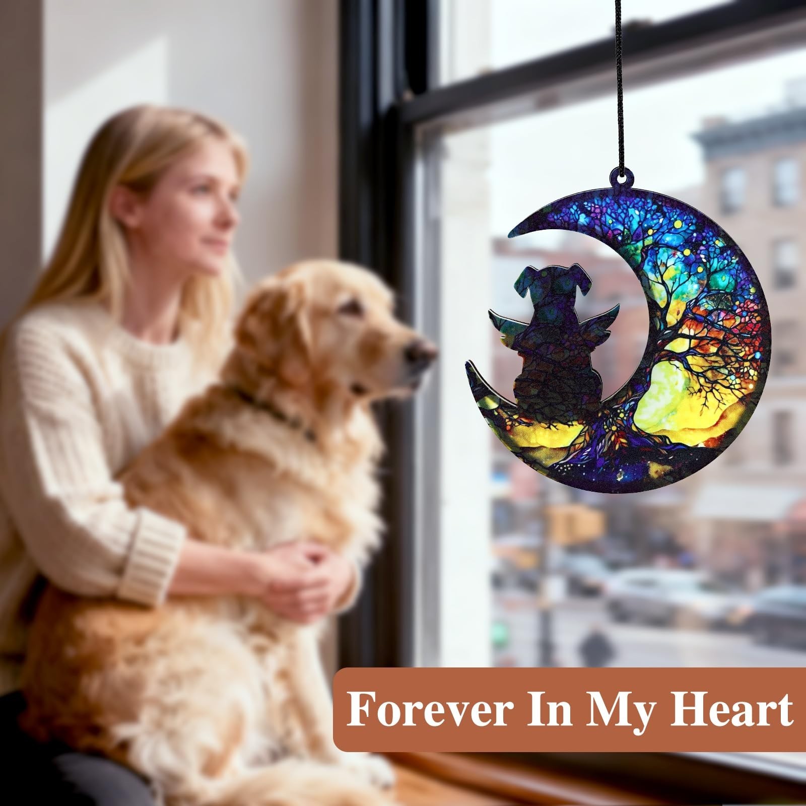 Memorial Gifts for Loss of Dogs, Pet Memorial Wind Chime and Dog Angel Memori…