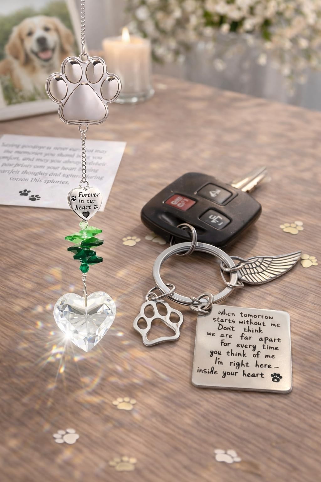 Pet Loss Sympathy Gift – Dog Memorial Keepsake, Pet Memorial Gifts for Dogs