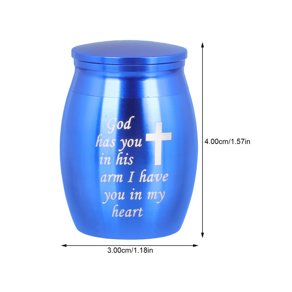 Cinerary Urn Metal Pet Cremation Urn for Ash Storage Memorial Keepsake 1Pack
