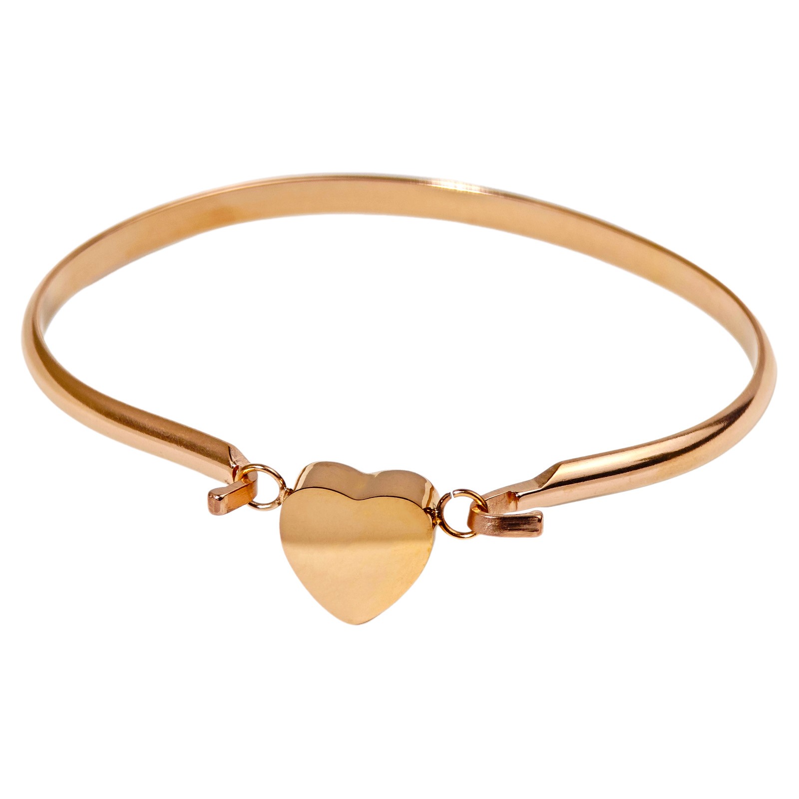 Rose Gold Heart Urn Bracelet For Cats&Dogs Ashes Stainless Steel Waterproof