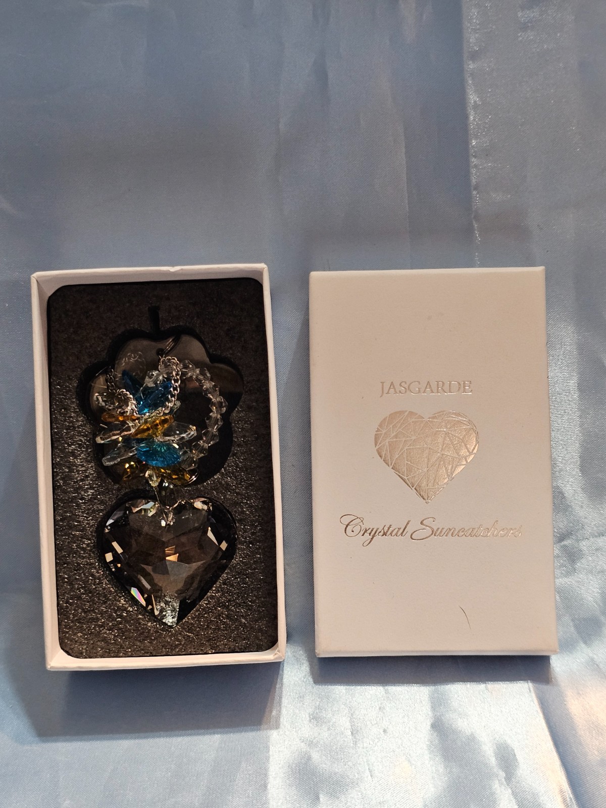 JASGARDE PET MEMORIAL SUNCRATCHER PET LOSS DOG PAW MEMORIAL GIFT WITH BOX – NEW