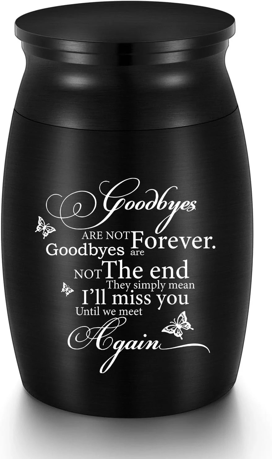 Small Urns for Human Ashes Keepsake – 3 Inches Butterfly Mini Cremation Funer…
