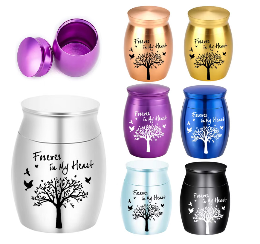 4cm Urn Jar Cremation Mini Ash Holder Container Memorial Gift Keepsake Pet Human