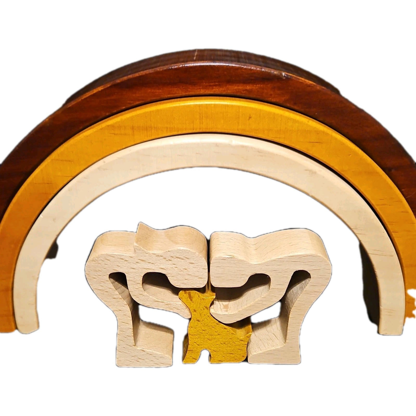 Handcrafted by Capiti Pets Wooden Pet Memorial Dog Keepsake or Display Decor .