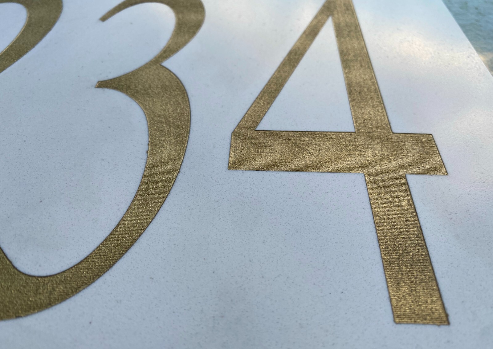 Personalized Marble sign 12″ x 10″ with golden letters
