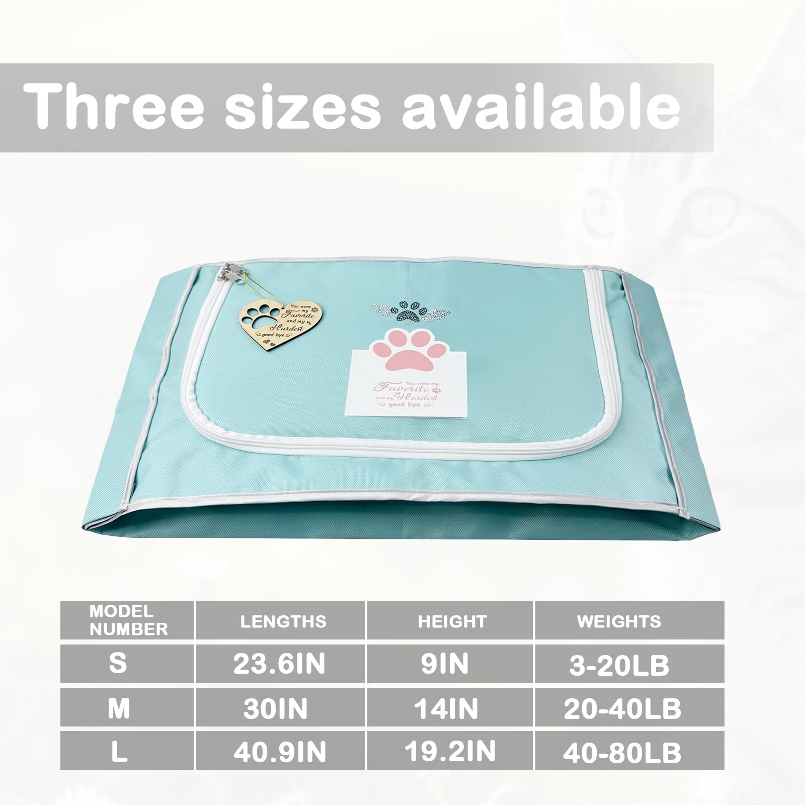 LZHTIME Pet Burial, Eco Friendly Pet Body Bag Suitable for All Kinds of Pets Pet