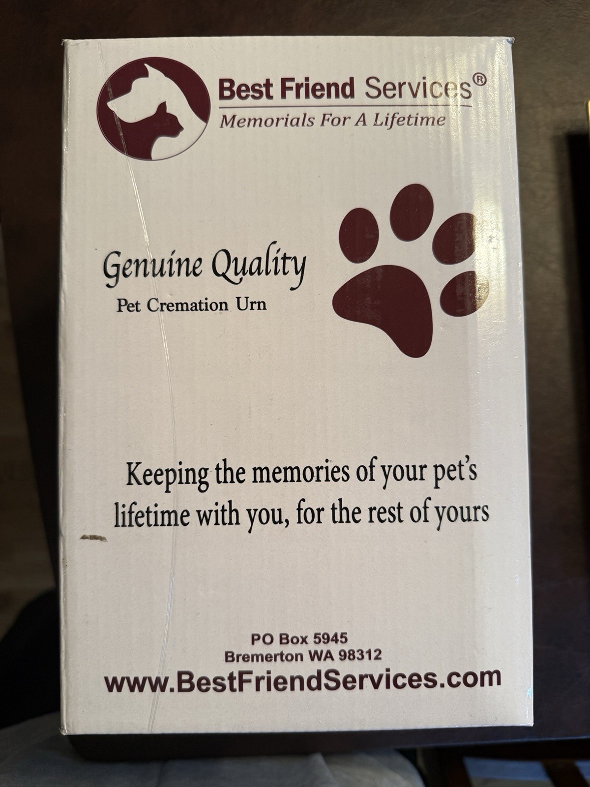 Best Friend Services Ottillie Series Pet Urn Large (Pink)