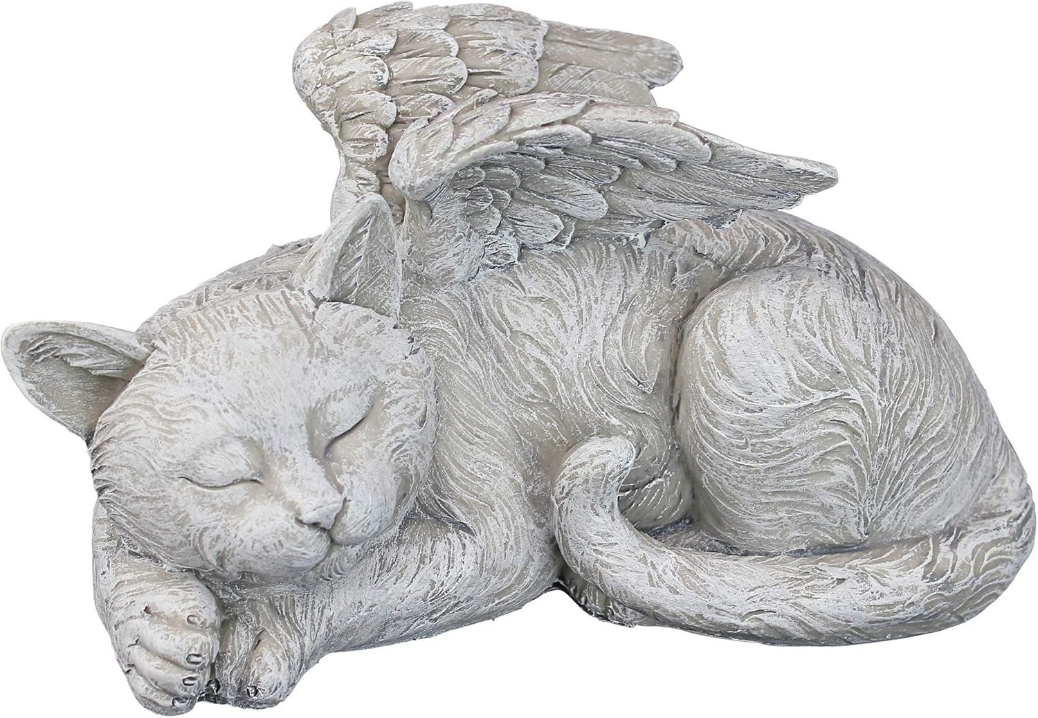 Weather-Resistant Cat Angel Memorial – Serene Tribute for Indoor & Outdoor Use