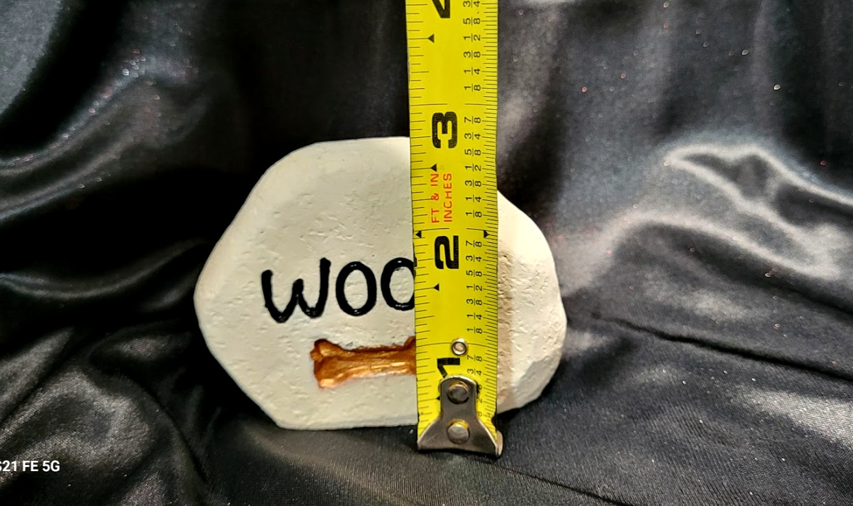 Small Stone Pet Memorial Marker-3×3.25″