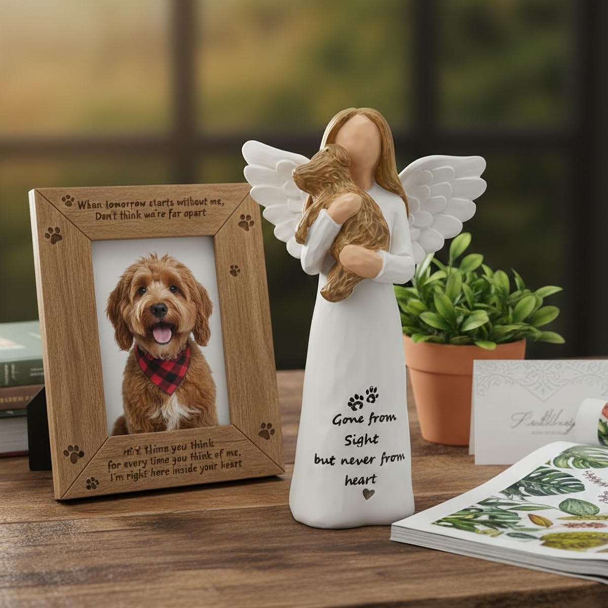 Dog Memorial Gift for Loss of Dog, Pet Loss Sympathy Gifts, in Memory Angel F…