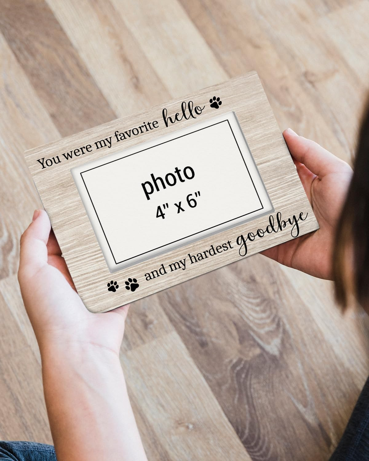 Pet Memorial Gifts for Dogs Cats Pet Memorial Picture Frame Loss of Dog Sympathy
