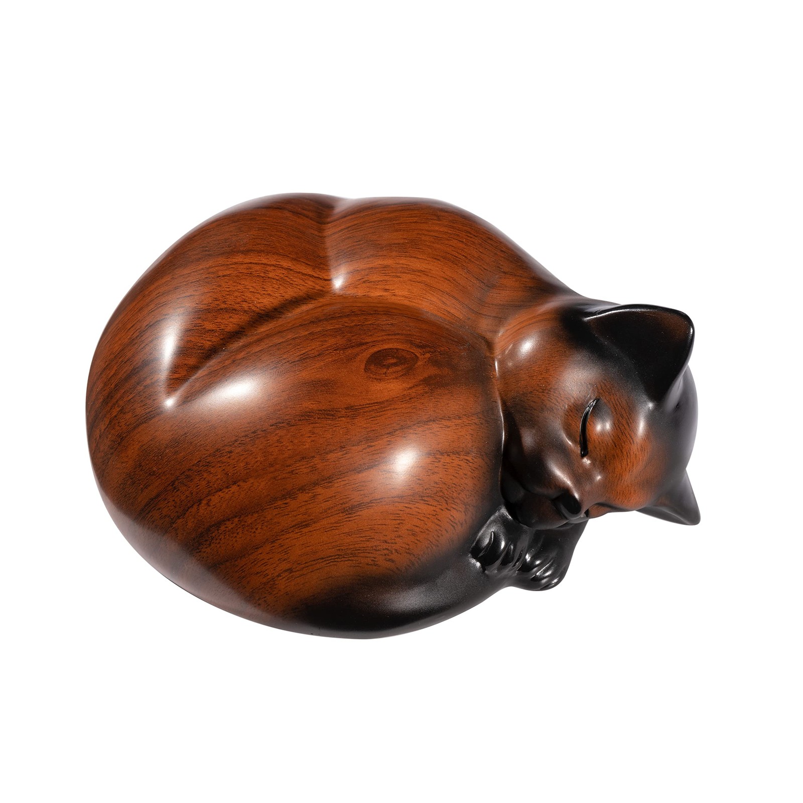 Kriss Art Pet Urnssleeping Resin Cremation Cat Urn Cat Urns For Ashes Small
