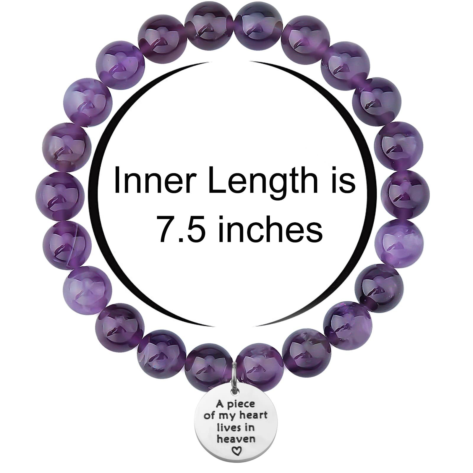 Haoze Sympathy Gift for Loss of Mom, Remembrance Bracelet Sympathy Memorial G…