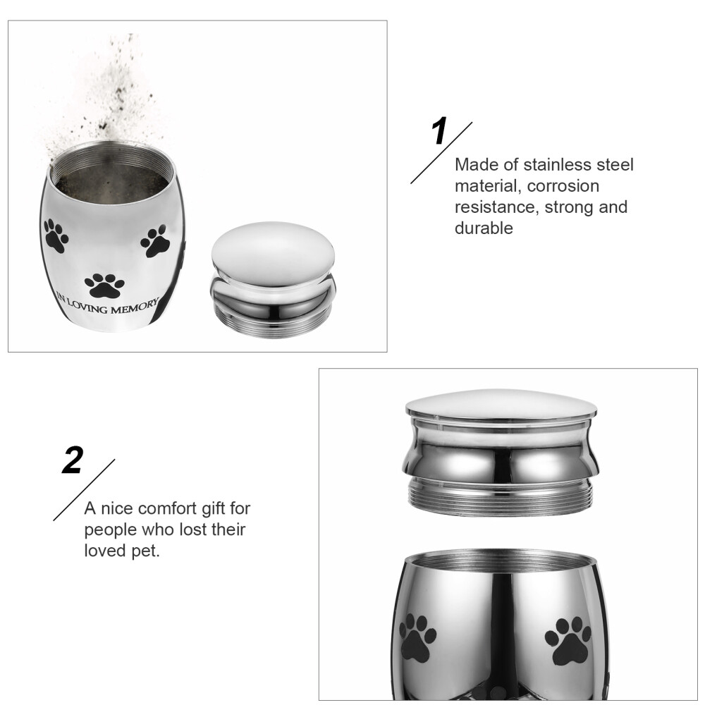1PC Stainless Steel Dog Urns Large Dog urns Pet Urns for Cats Small Dog Urns
