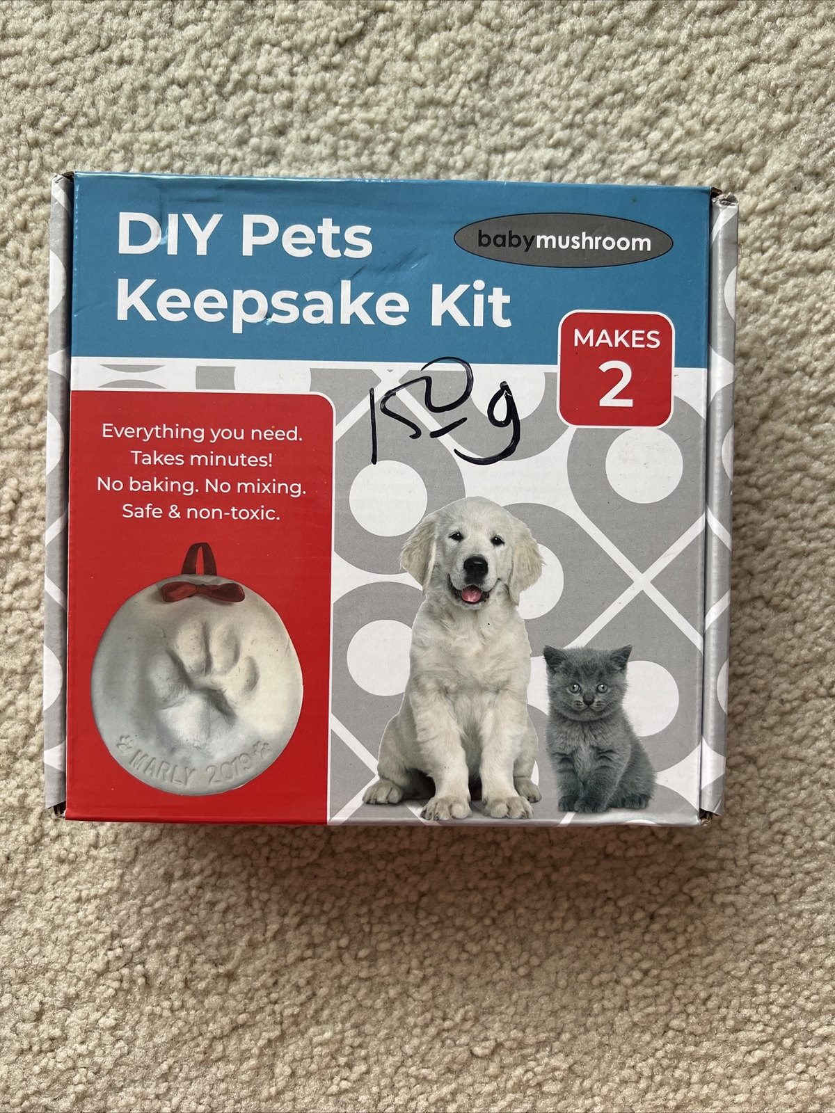 Baby Mushroom DIY Pets Keepsake Kit Non-Toxic – 2 Pack – NEW