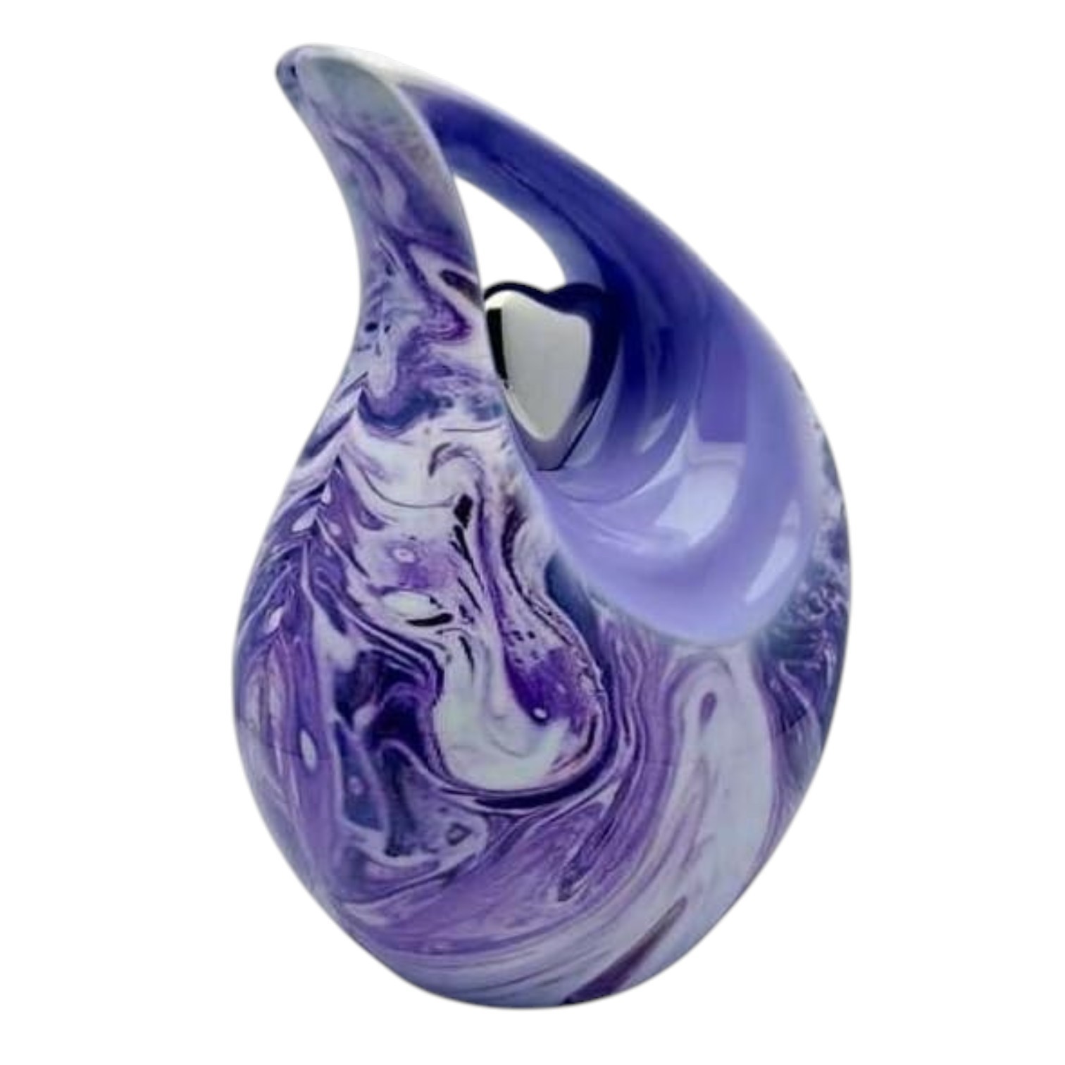 10” Teardrop Urn for Human Ashes for Adult Memorial Ashes Urns Men & Women