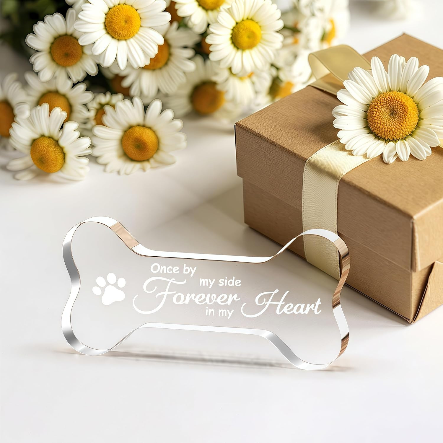 Pet Memorial Ornament Remembrance Gifts: Loss of Dog Cat Sympathy Gift Crystal