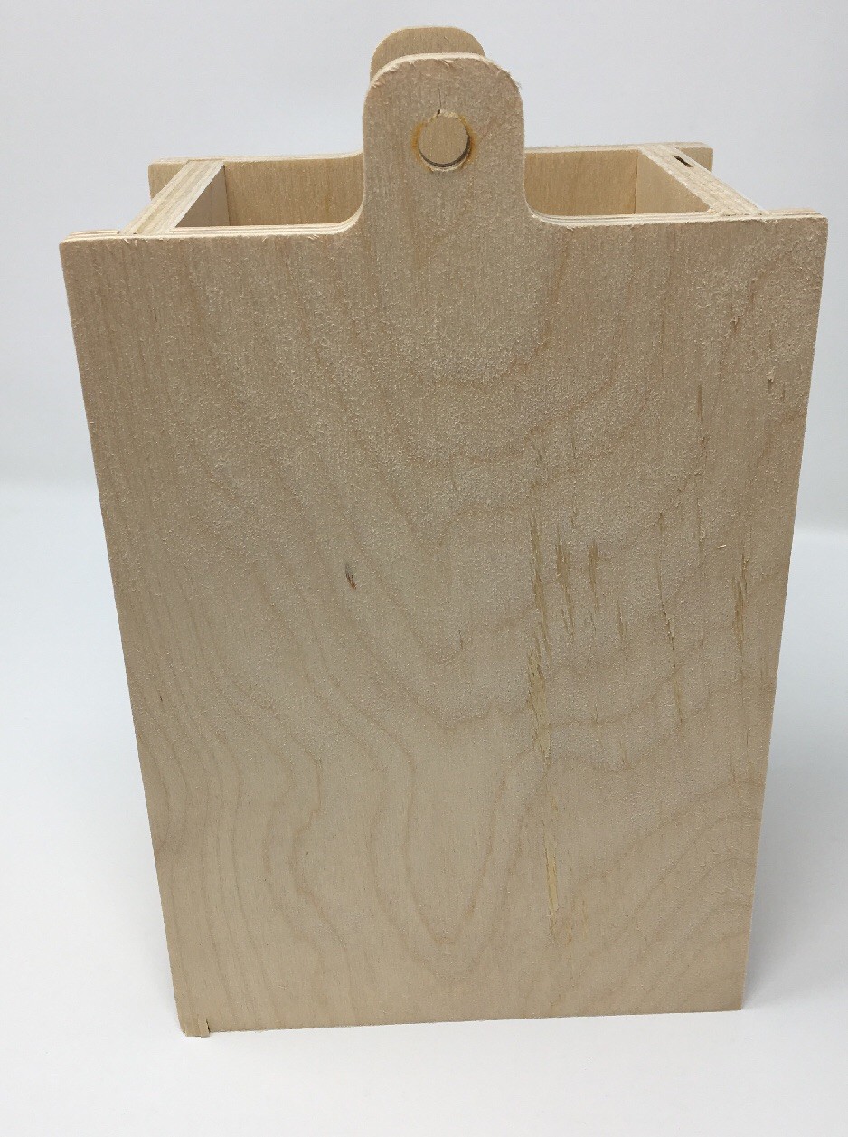 Pet Urn Cremation Burial Memorial Wood Biodegradable Made in USA incl Placque